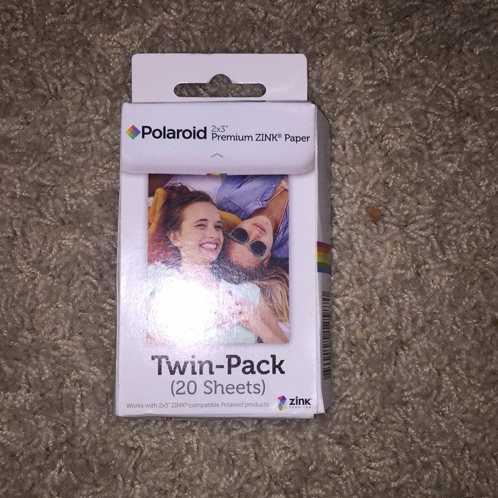 Polaroid film zink